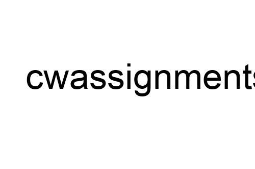 cwassignments
