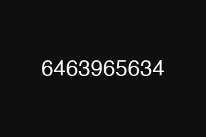 6463965634