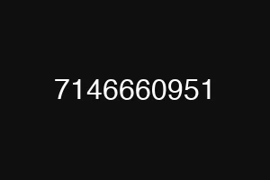 7146660951