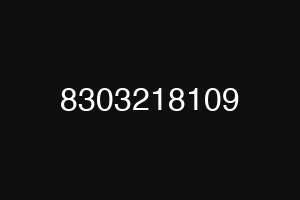 8303218109