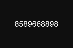 8589668898