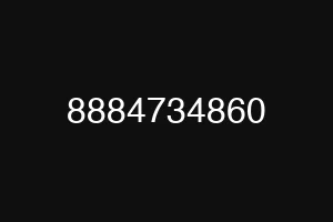8884734860