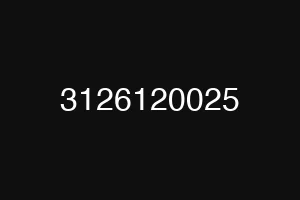 3126120025