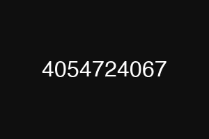 4054724067