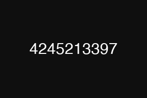 4245213397