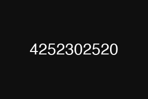 4252302520
