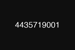 4435719001